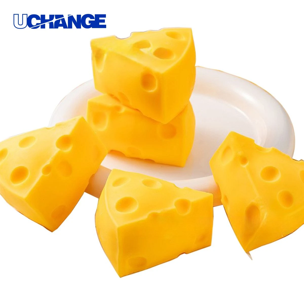 Slow-Rebound Cheese Stress Toy 1