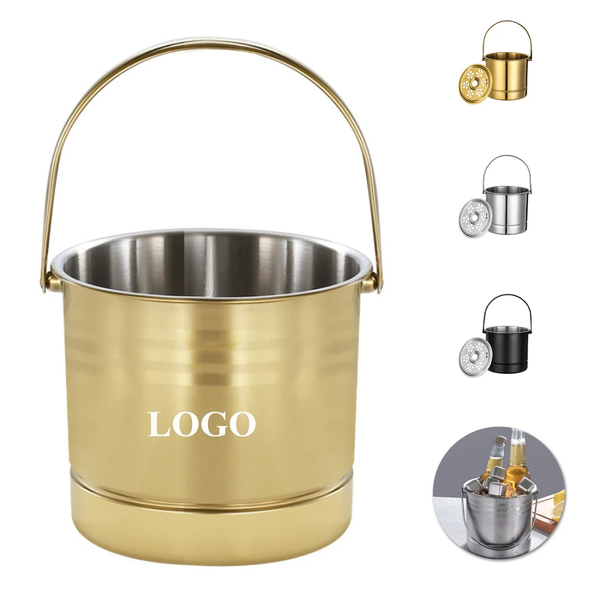 Insulated Ice Bucket For Cocktail 1