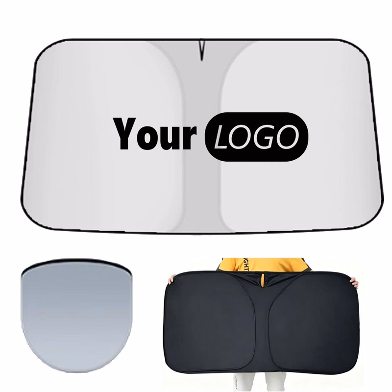 Titanium Silver Fabric Car Sunshade Panel