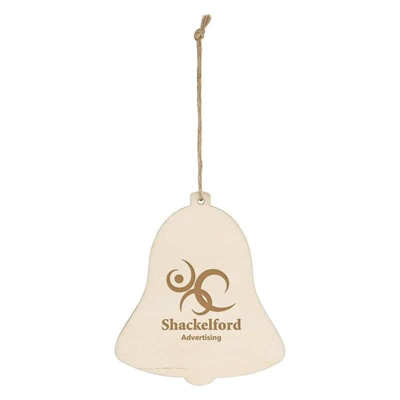 Wood Ornament - Bell 1