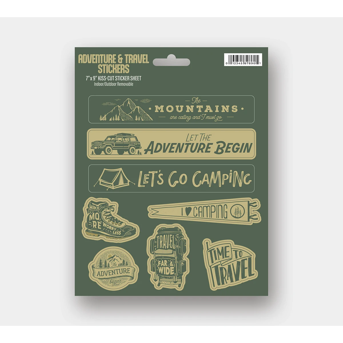 Removable Outdoor Sticker - 55 to 64 Square Inches 1