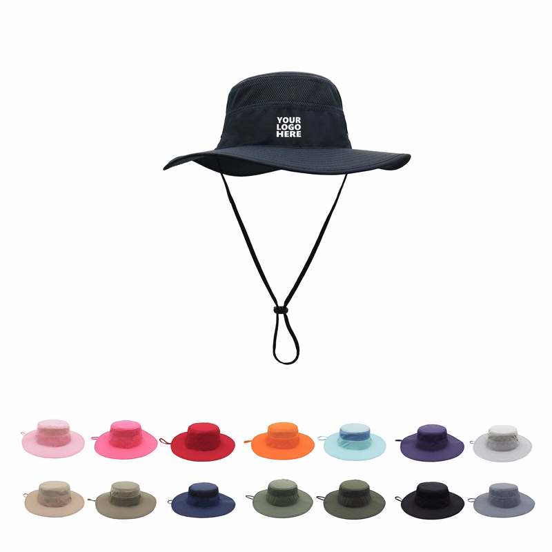 Full Color Wide Brim UV Protection Sun Bucket Hat