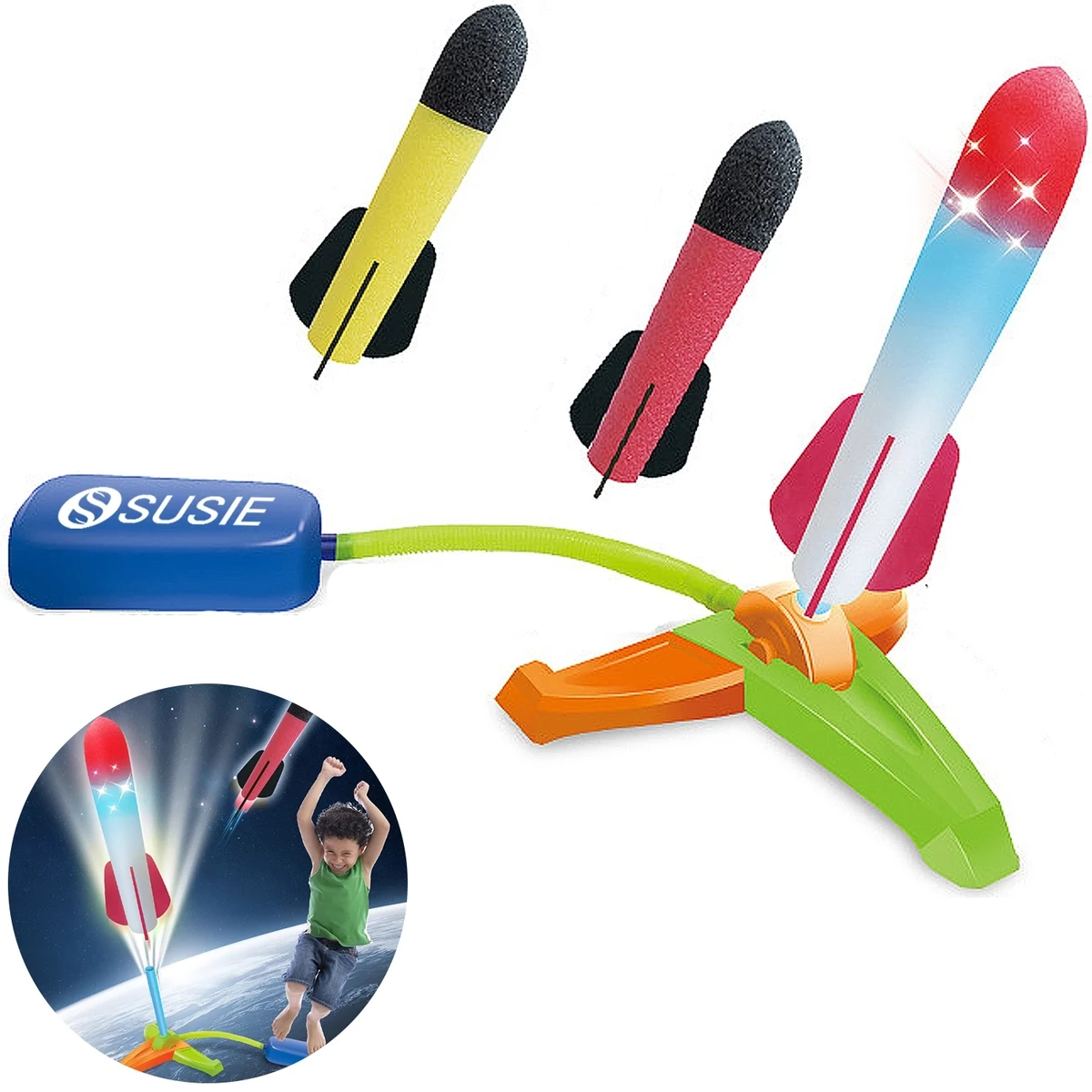 Flashing Foam Rockets 1
