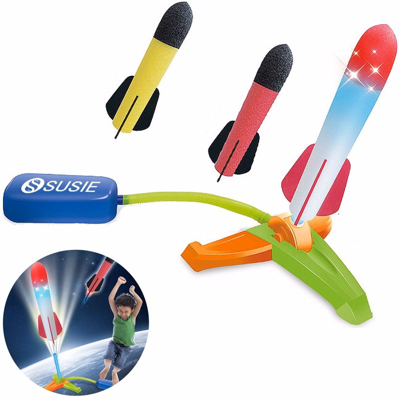 Flashing Foam Rockets
