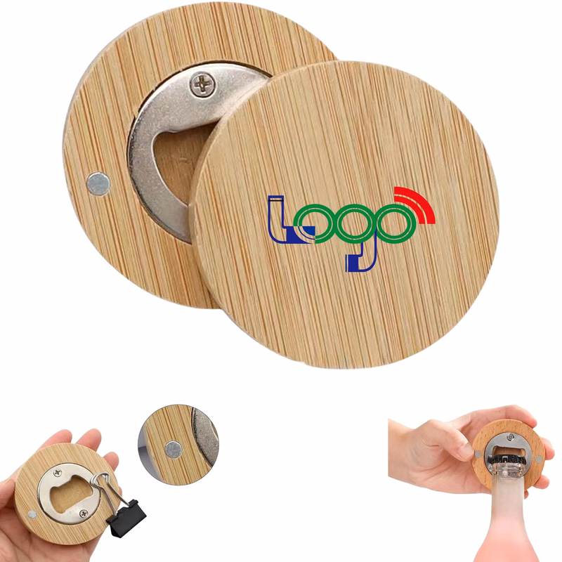 Bamboo Bottle Opener MOQ 50PCS