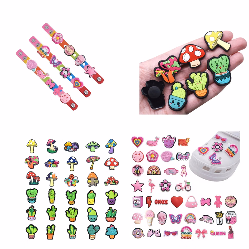 PVC Soft Shoe Buckle Badge