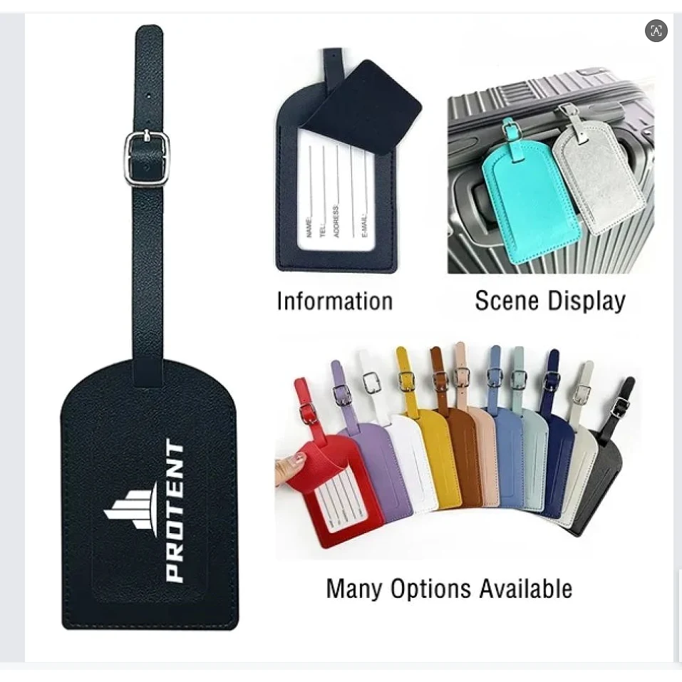 Soft PU Leather Luggage Tag 1