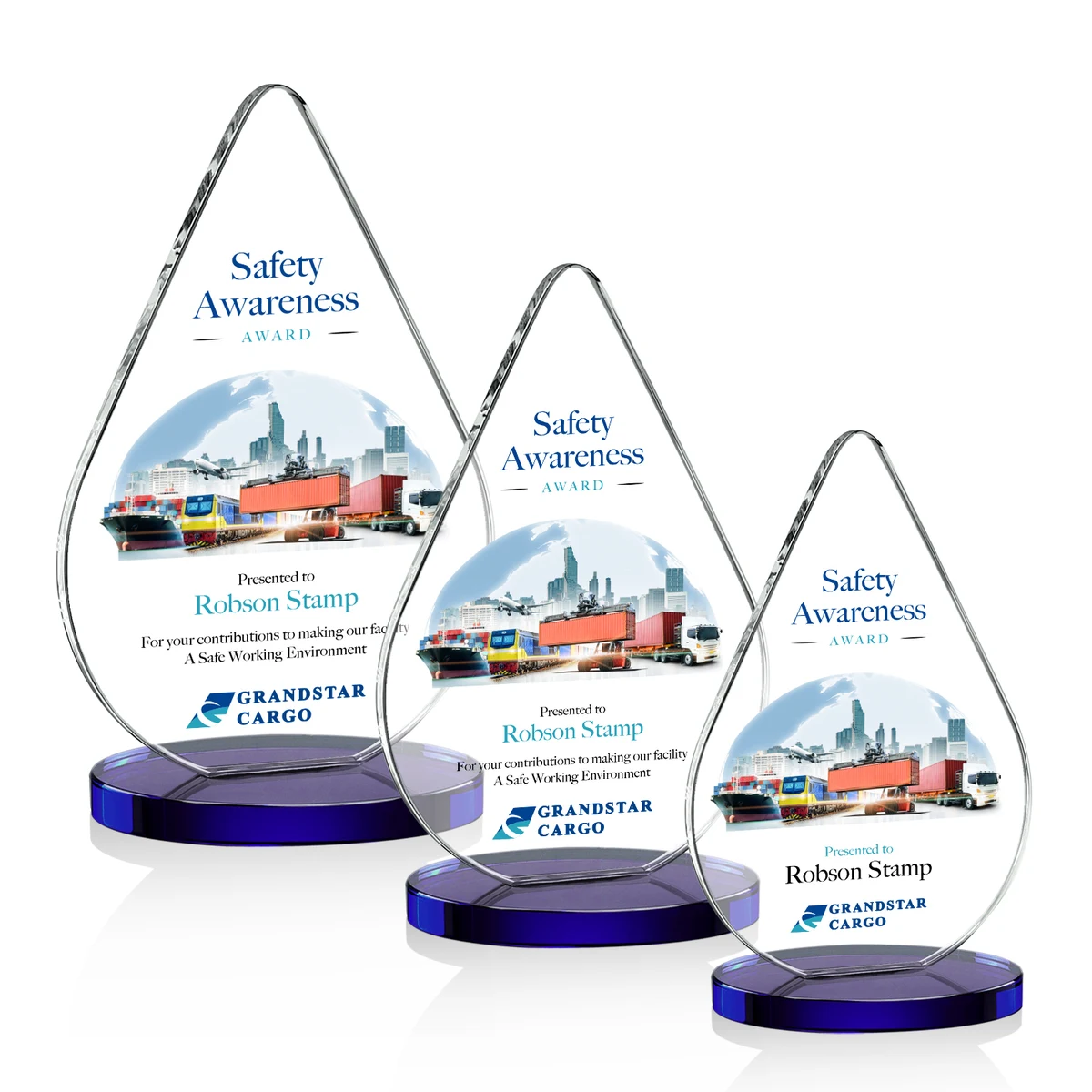 Glenhazel VividPrint™ Award - Blue 1