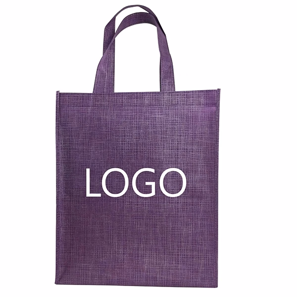 Custom Crosshatch Mini Non-Woven Tote Bags