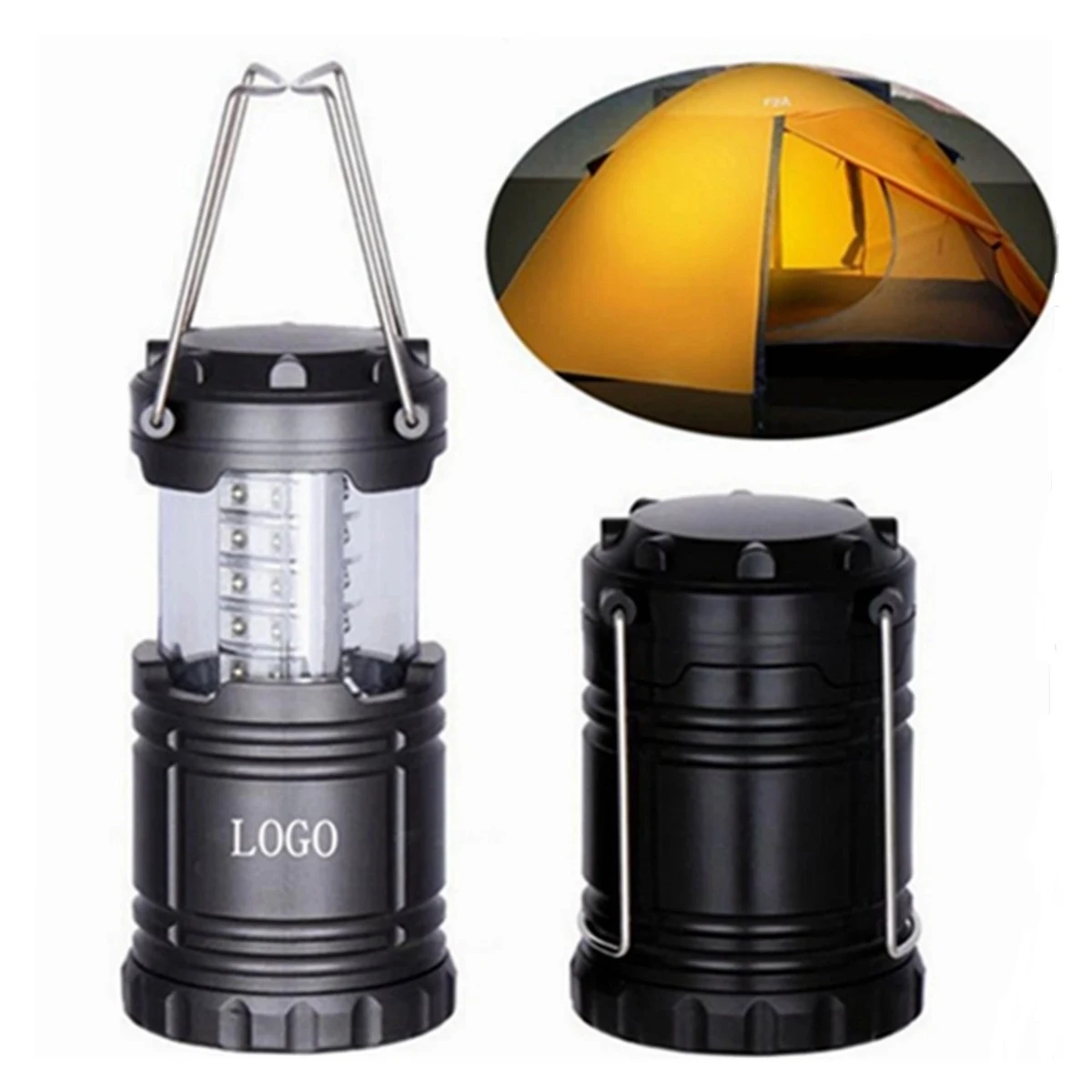 Portable LED Camping Lantern Flashlights 1