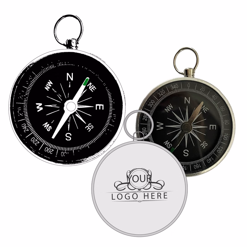 Black Aluminum Compass