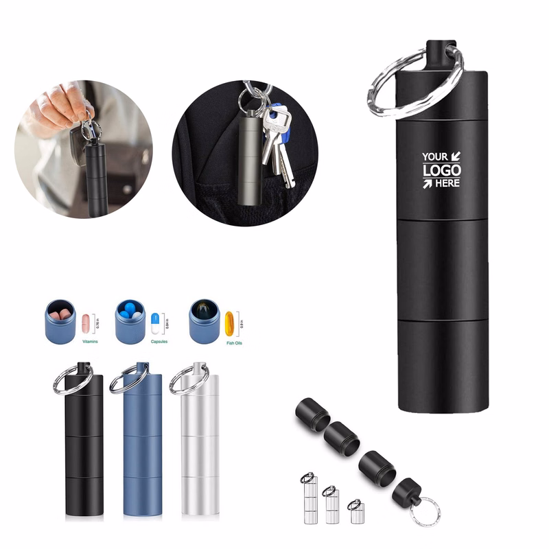Detachable Aluminum Pill Box