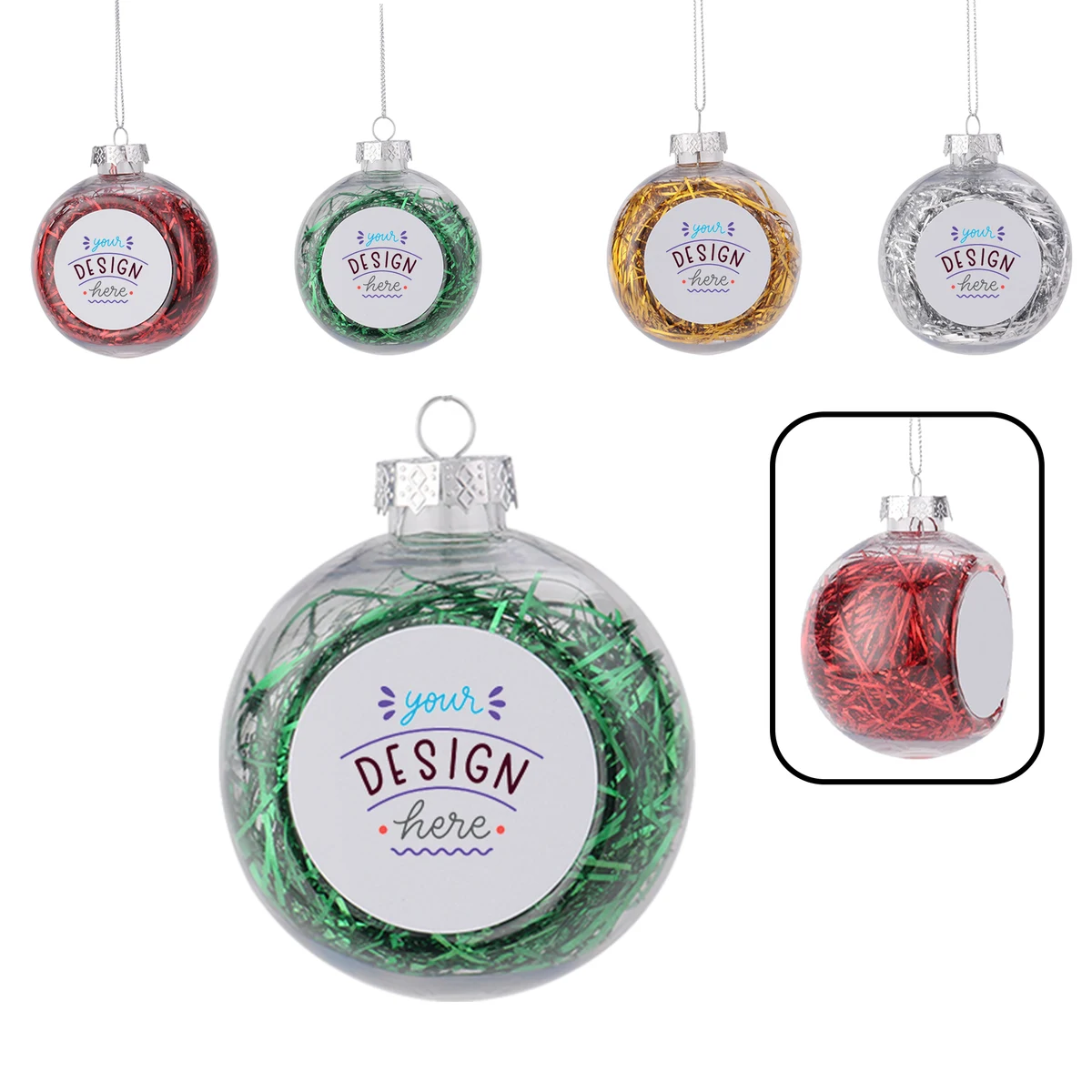 MOQ 20 PCS Personalized Christmas Tree Balls 1