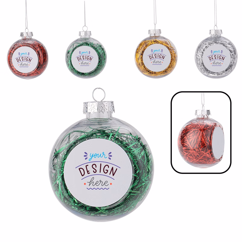 MOQ 20 PCS Personalized Christmas Tree Balls
