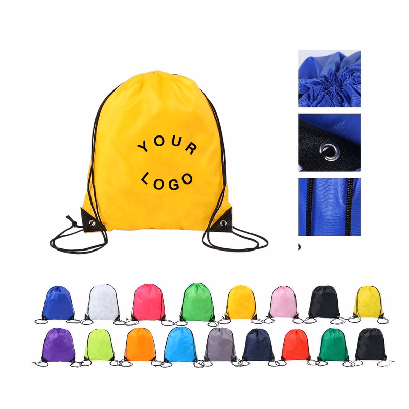 Drawstring Backpack 13x16 Inches for School Use