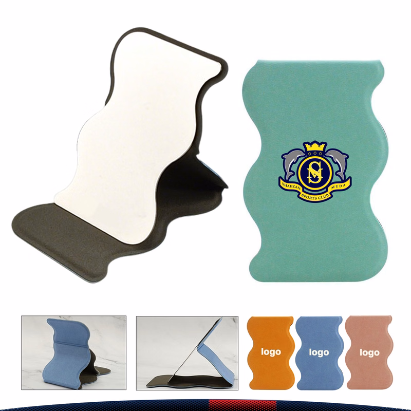 Evola Wave-Shaped Foldable Makeup Mirror