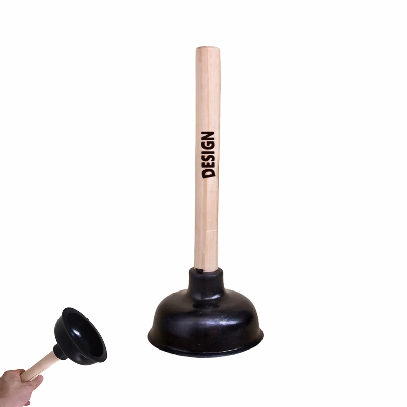 Small Wooden Toilet plungers