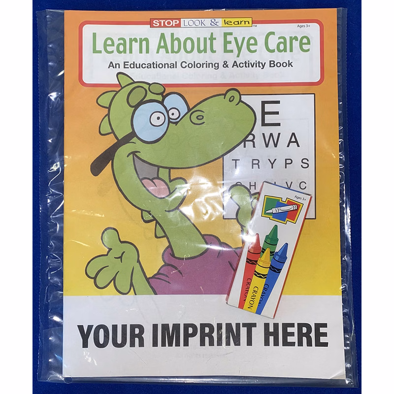 COLORING SET - Learn About Eye Care Coloring Book Fun Pack
