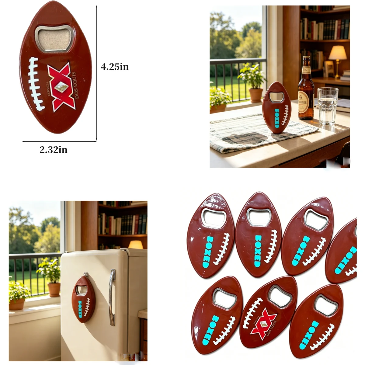 Sports Football Magnetic Bottle Opener 1