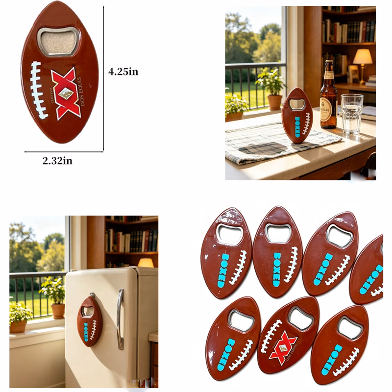 Sports Football Magnetic Bottle Opener