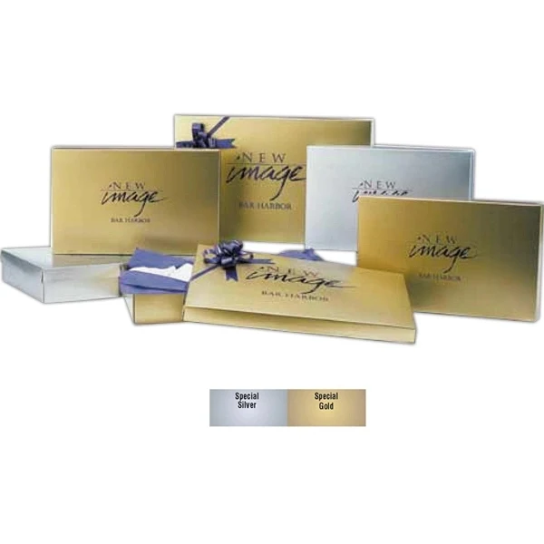 Folding Set-Up Apparel Box - Metallic Colors 1