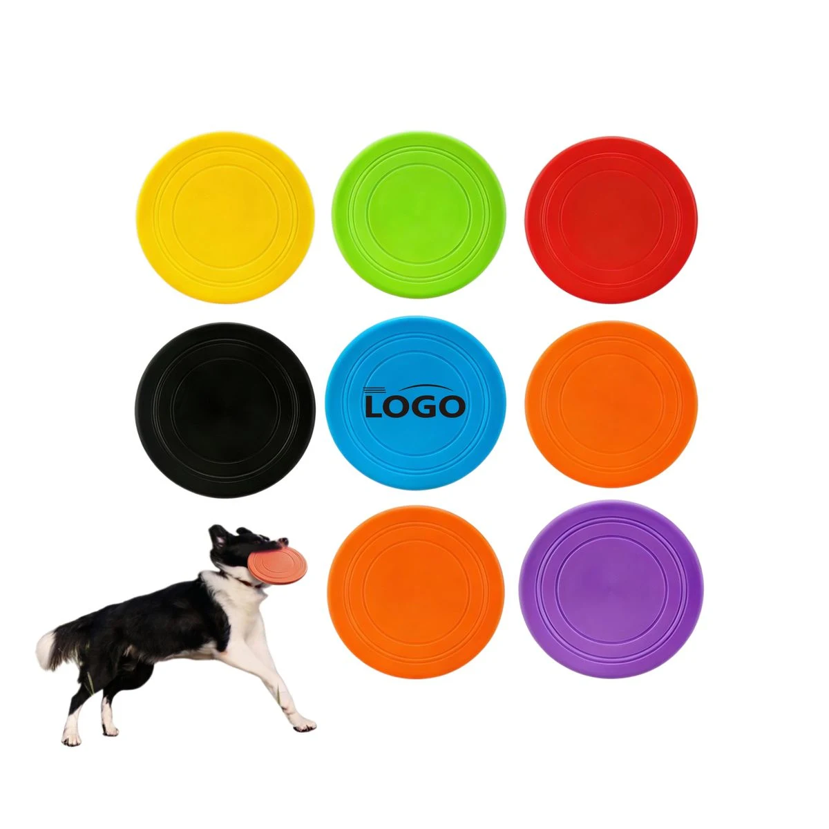 Pet Training Silicone Safe Flying Disc 1