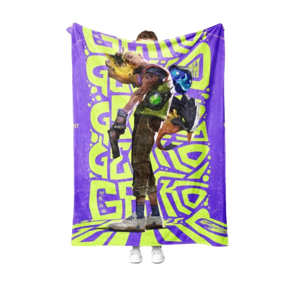 Full Color Dye Sublimated Fleece Blankets 1