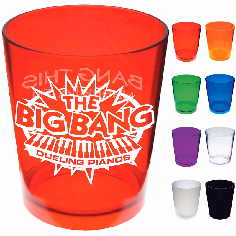 12oz Plastic Rocks Cup