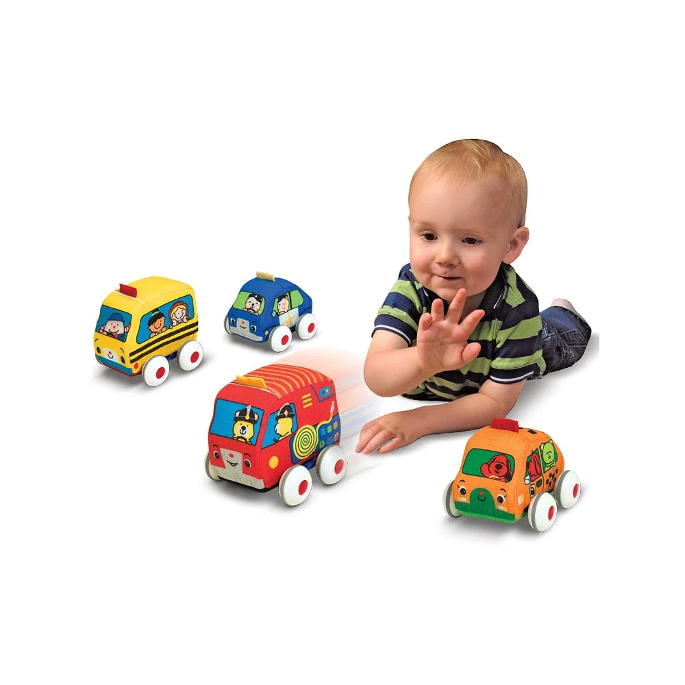 Melissa & Doug Pull-Back Vehicle Sets - Set of 4 1