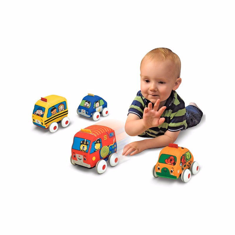 Melissa & Doug Pull-Back Vehicle Sets - Set of 4