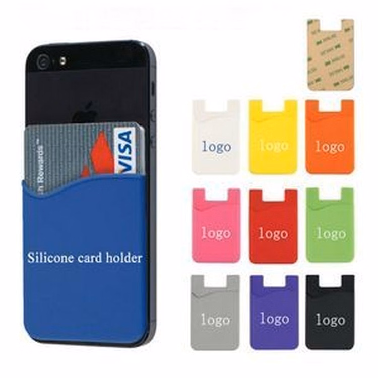 Cell Phone Silicone Card Holder