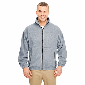 Embroidered UltraClub Men's Iceberg Fleece Full-zip 8485 Jacket