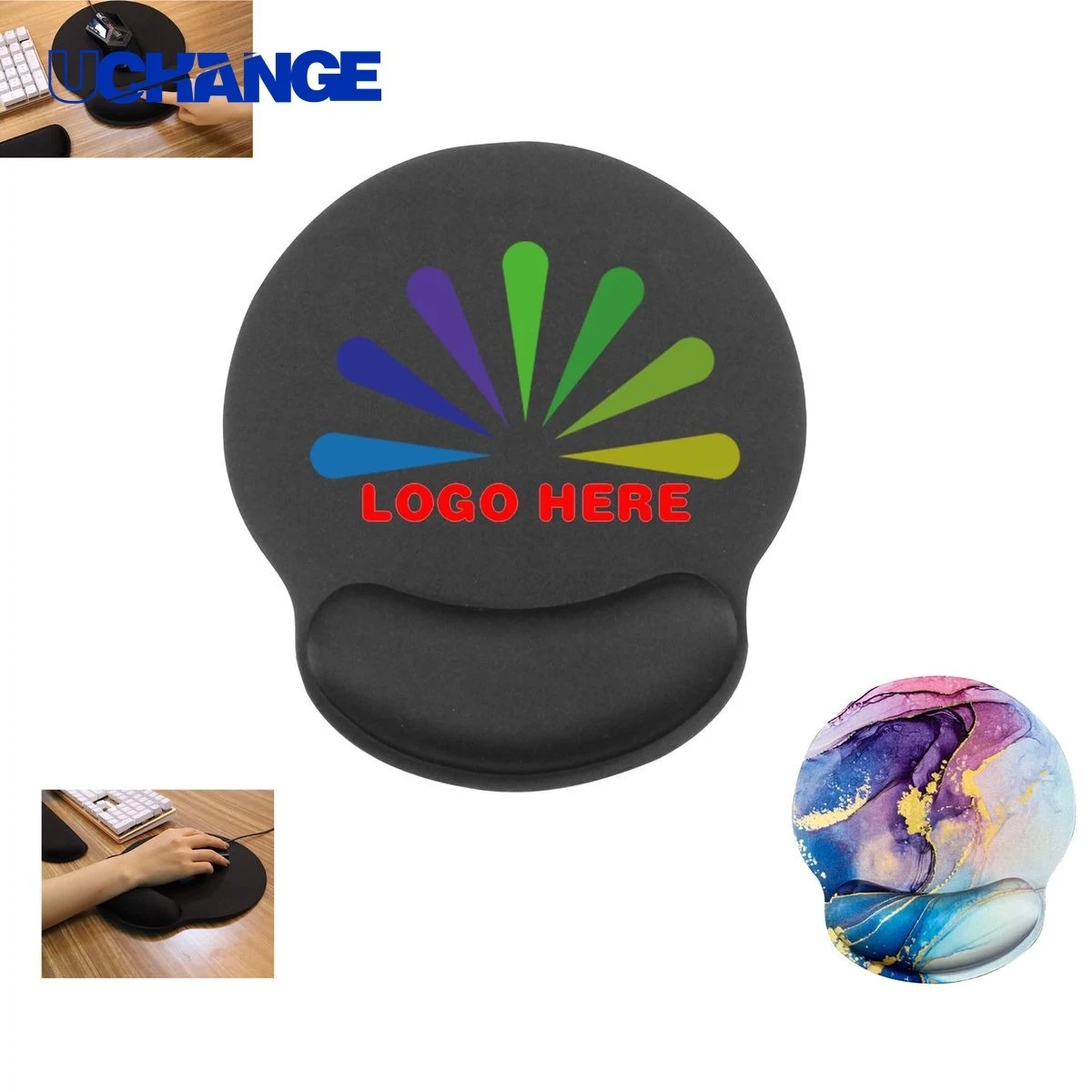 Memory Foam Wrist Support Mouse Pad 1