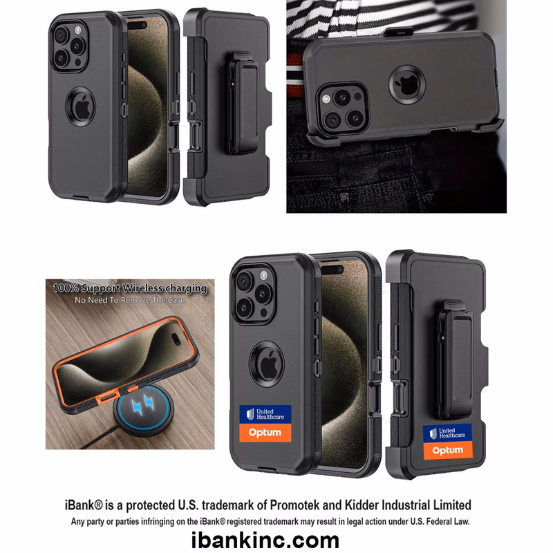 iBank ® Shockproof Case with Belt Clip for iPhone 17, 17 Pro, 17 Pro Max