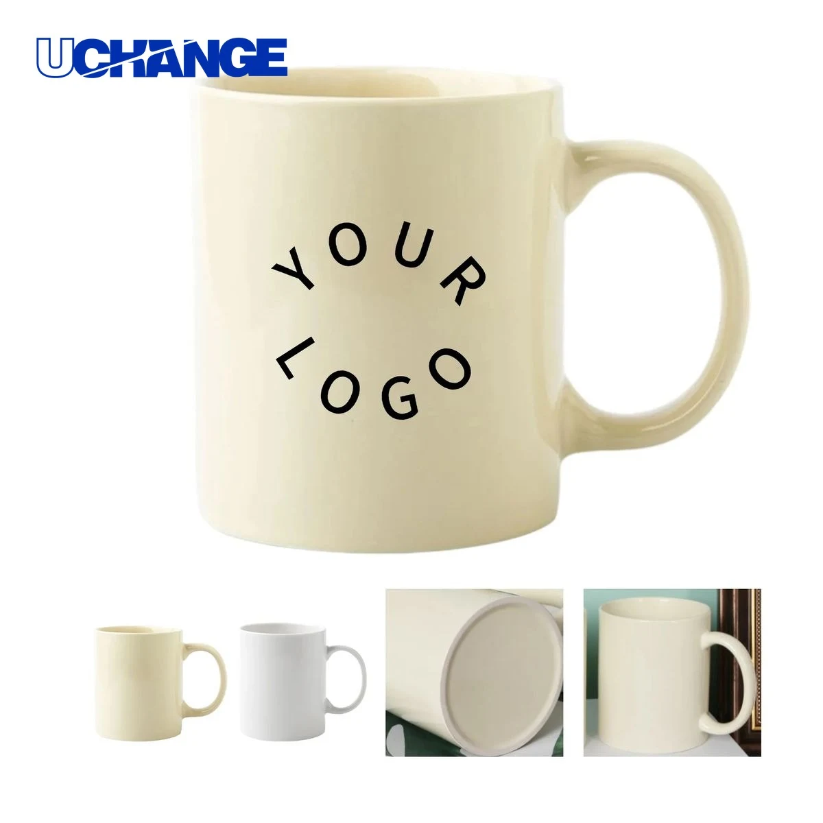 Ceramic Coffee Mug Drinkware 12oz with C Handle 1