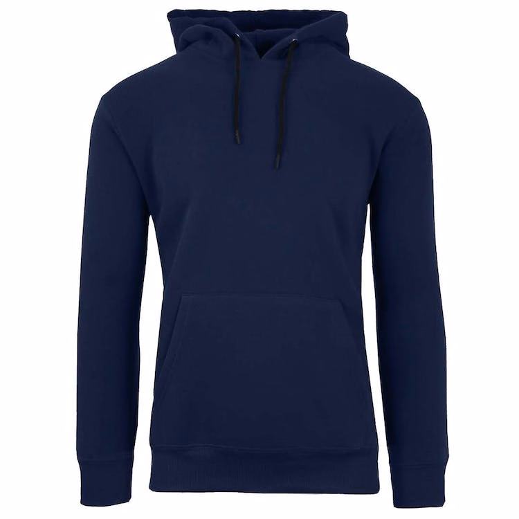 Unisex Heavyweight Fleece Pullovers - Navy M-2X Hood