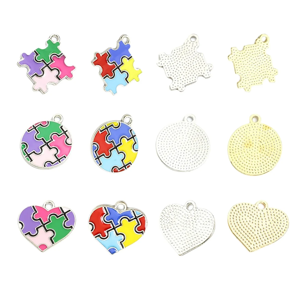 Autism Awareness Puzzle Pendant 1