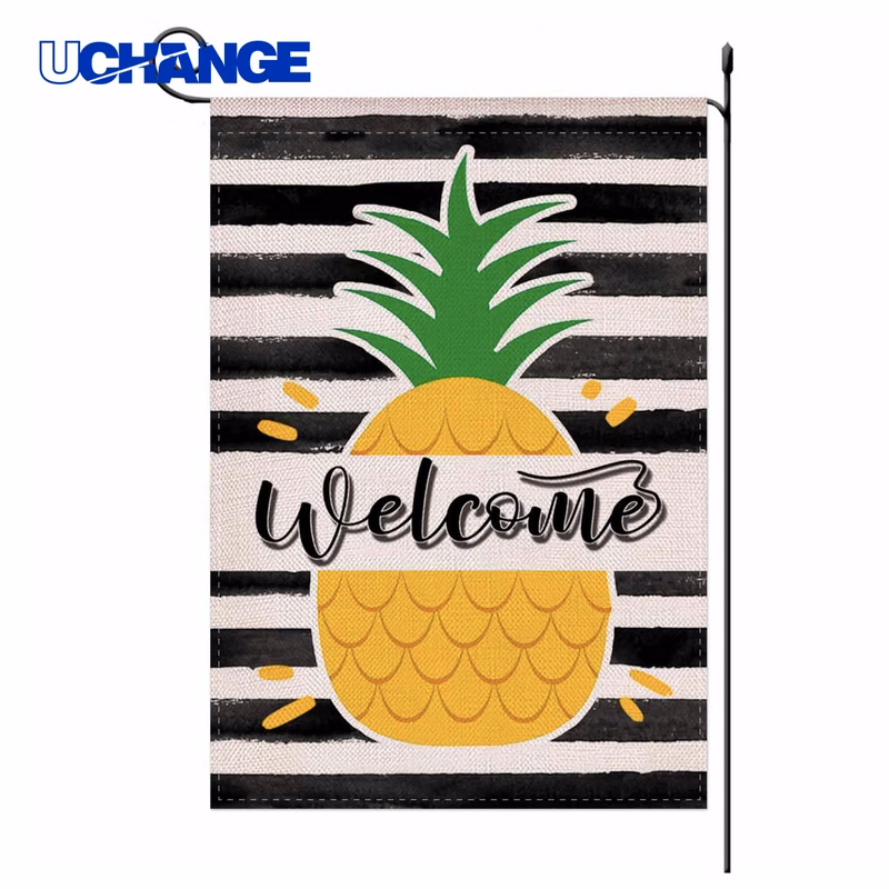Custom Garden Banner Display for Outdoor Use