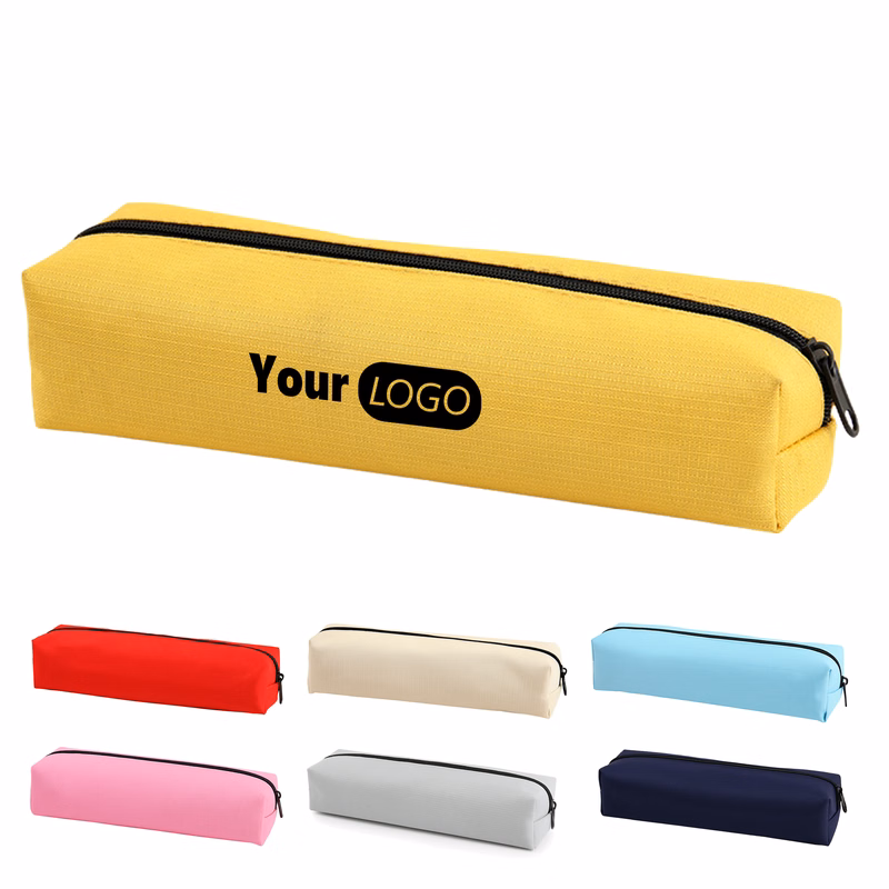 Custom Oxford Zippered Pencil Case Bag