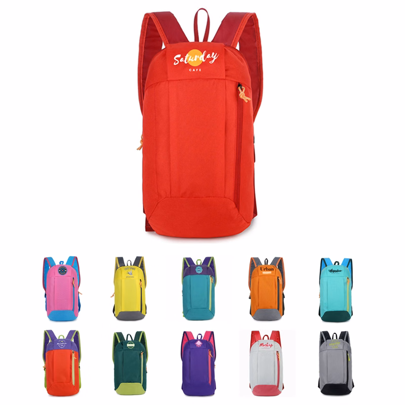 Stock Colorblock Waterproof Nylon Backpack - 15.8x8.7x4 in