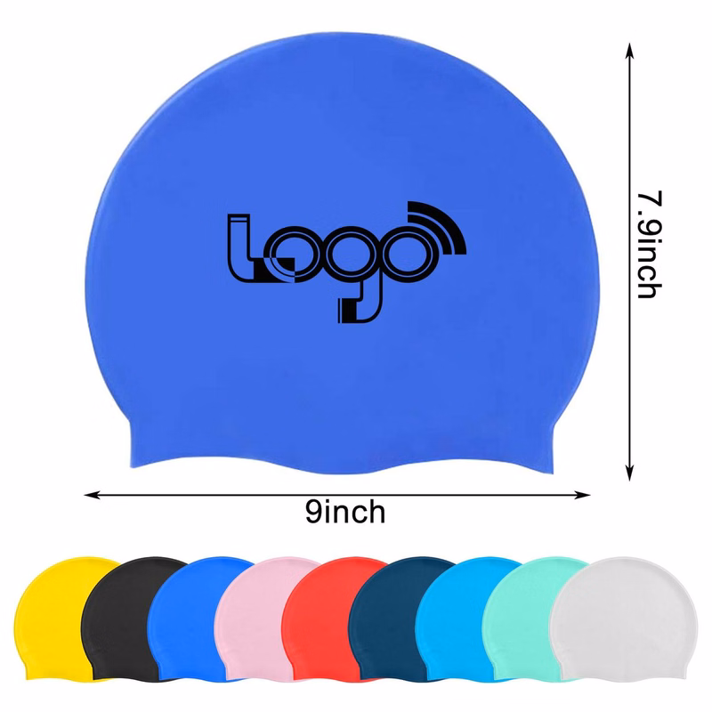 Silicone Waterproof Swim Cap Elastic Non Slip
