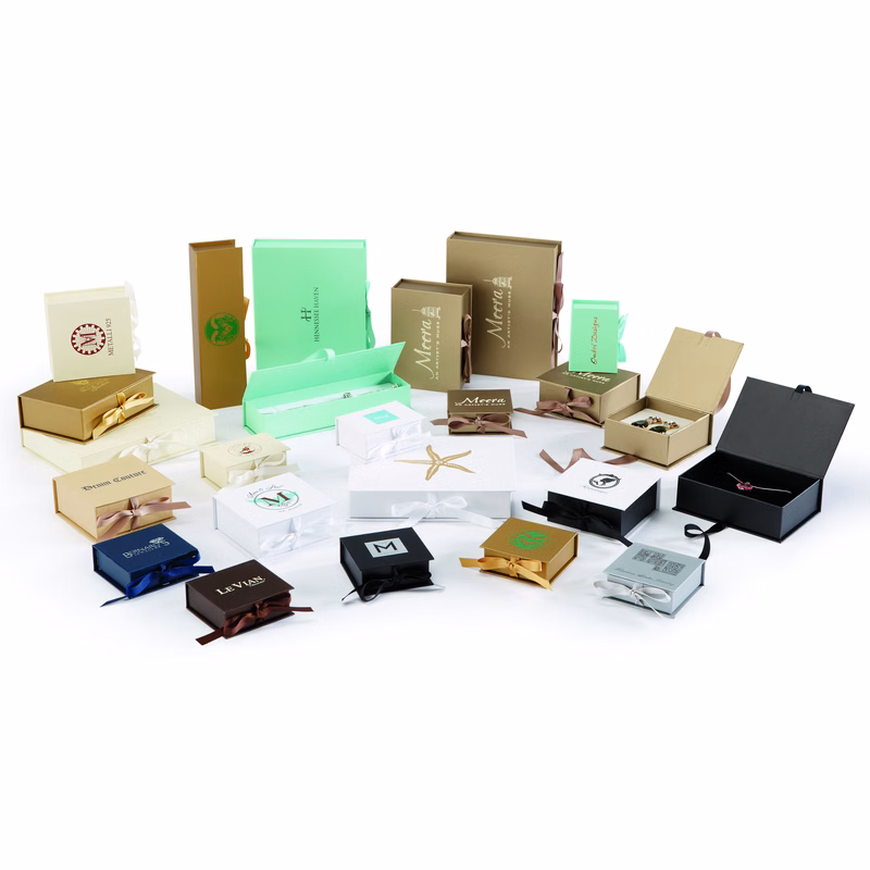 Luxe Ribbon Jewelry Boxes