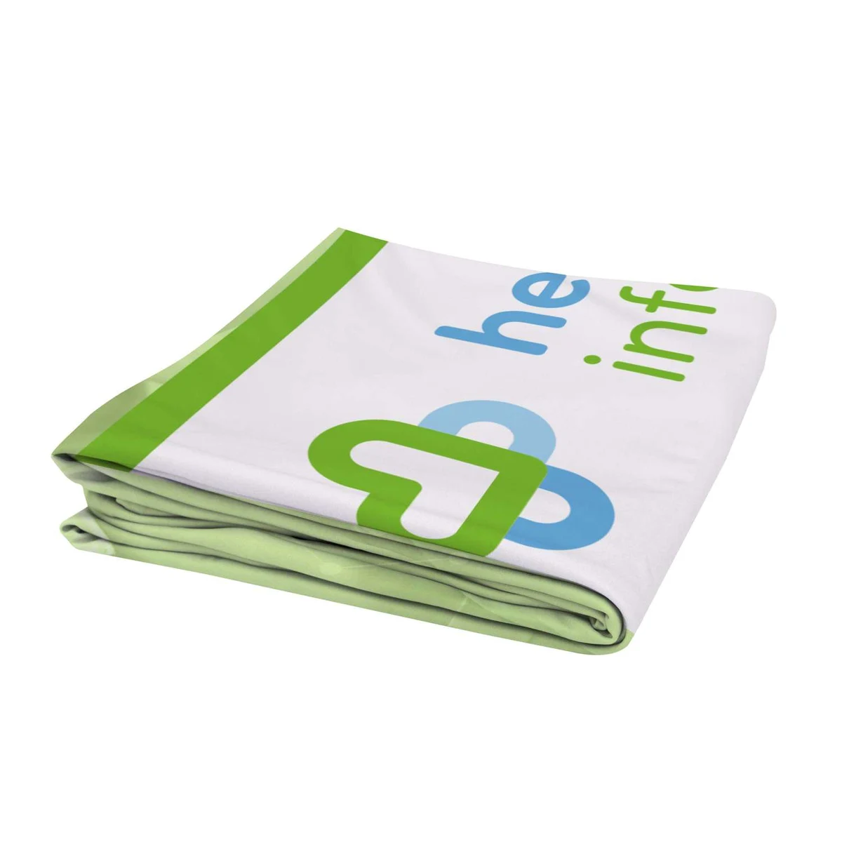 4'W x 54"H EuroFit™ Straight Wall Graphic Cover (Recycled Polyester Knit) 1