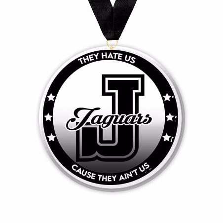 Acrylic Circle Medallions: Jaguars 3" Size, .25"