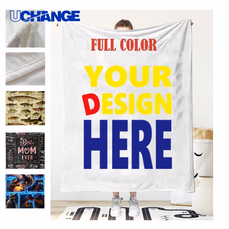 Digitally Printed Flannel Blanket