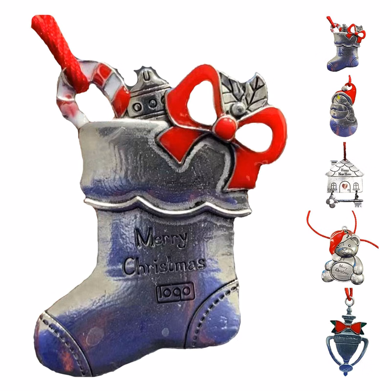 Metal Hanging Christmas Tree Ornaments