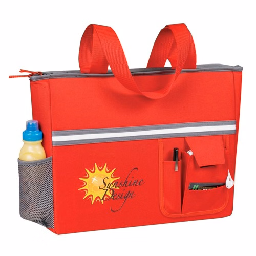 Spectrum Zippered Brief Tote