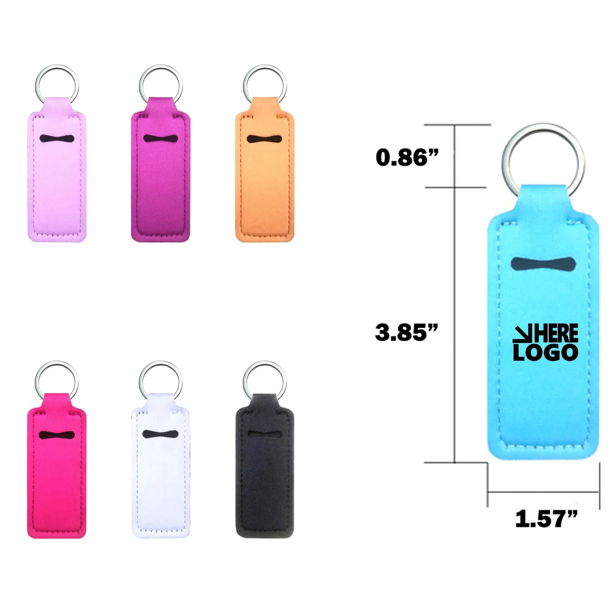 Portable Keychain Lip Balm Holder 1