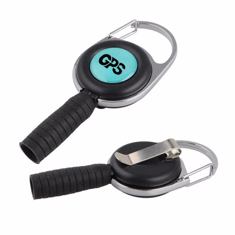 23" Retractable Pen Belt Clip and Carabiner