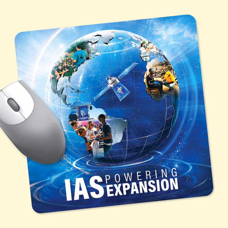 Vynex Heavy Duty 8" Square x1/16" Hard Surface Mouse Pad